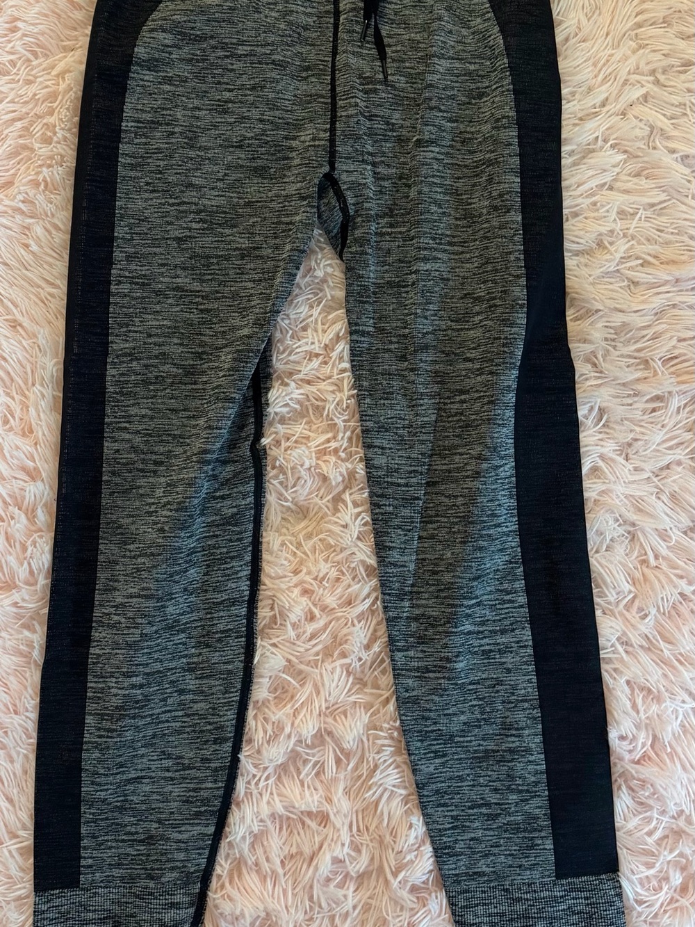 PINK Victoria's Secret Gray and Black Athletic Leggings